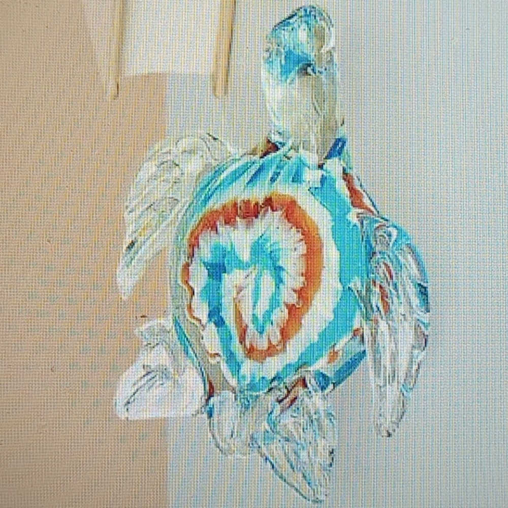 Beautiful Murano art glass turtle NWT!